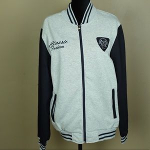 Grey and Navy Blue jacket